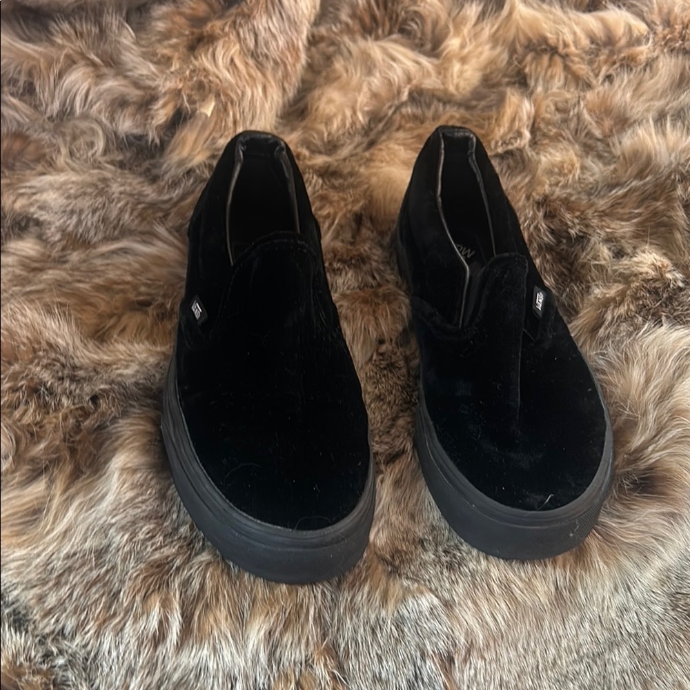 Black Slip-On Shoes